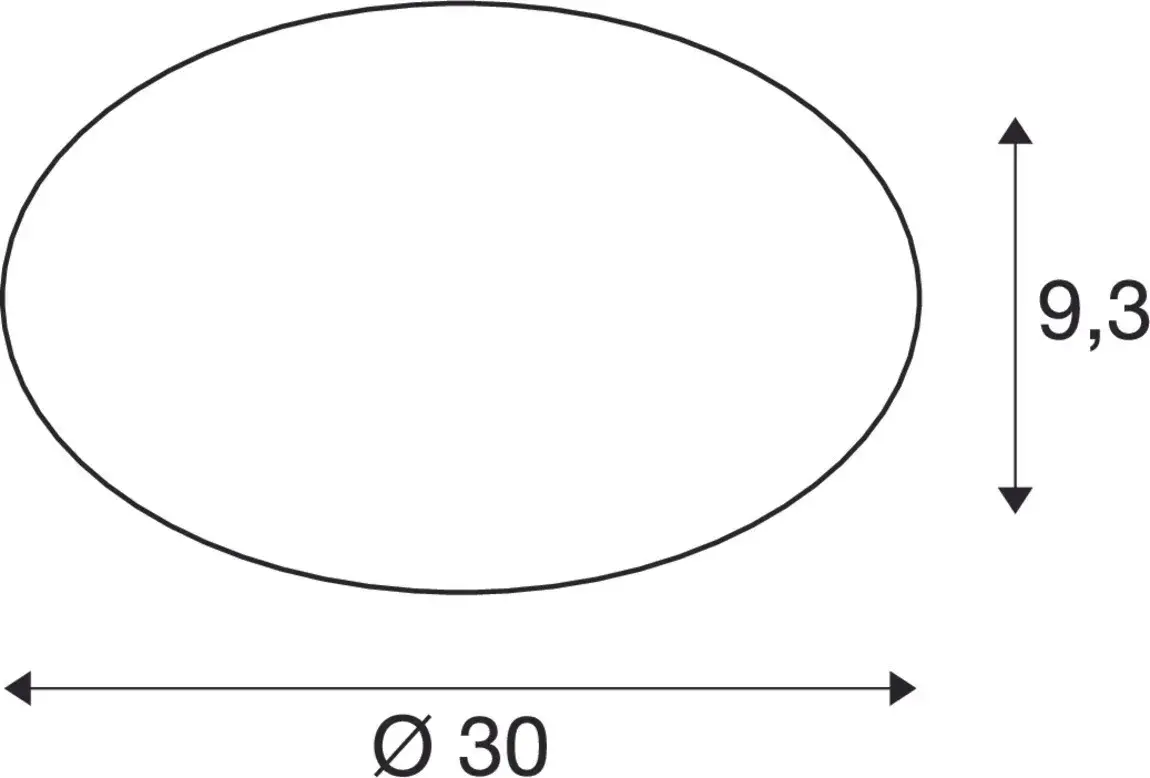 LIPSY 30 Dome, led outdoor wand- en plafondopbouwlamp, wit, IP44 3000/