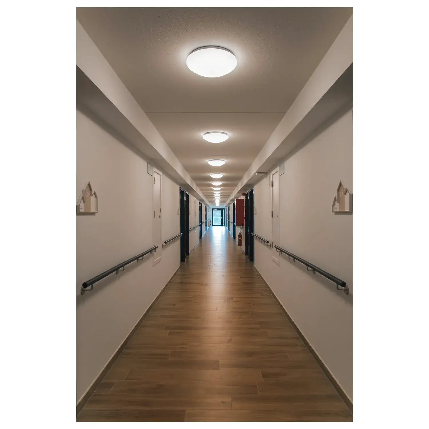 LIPSY 40 Dome, led outdoor wand- en plafondopbouwlamp, wit, IP44 3000/