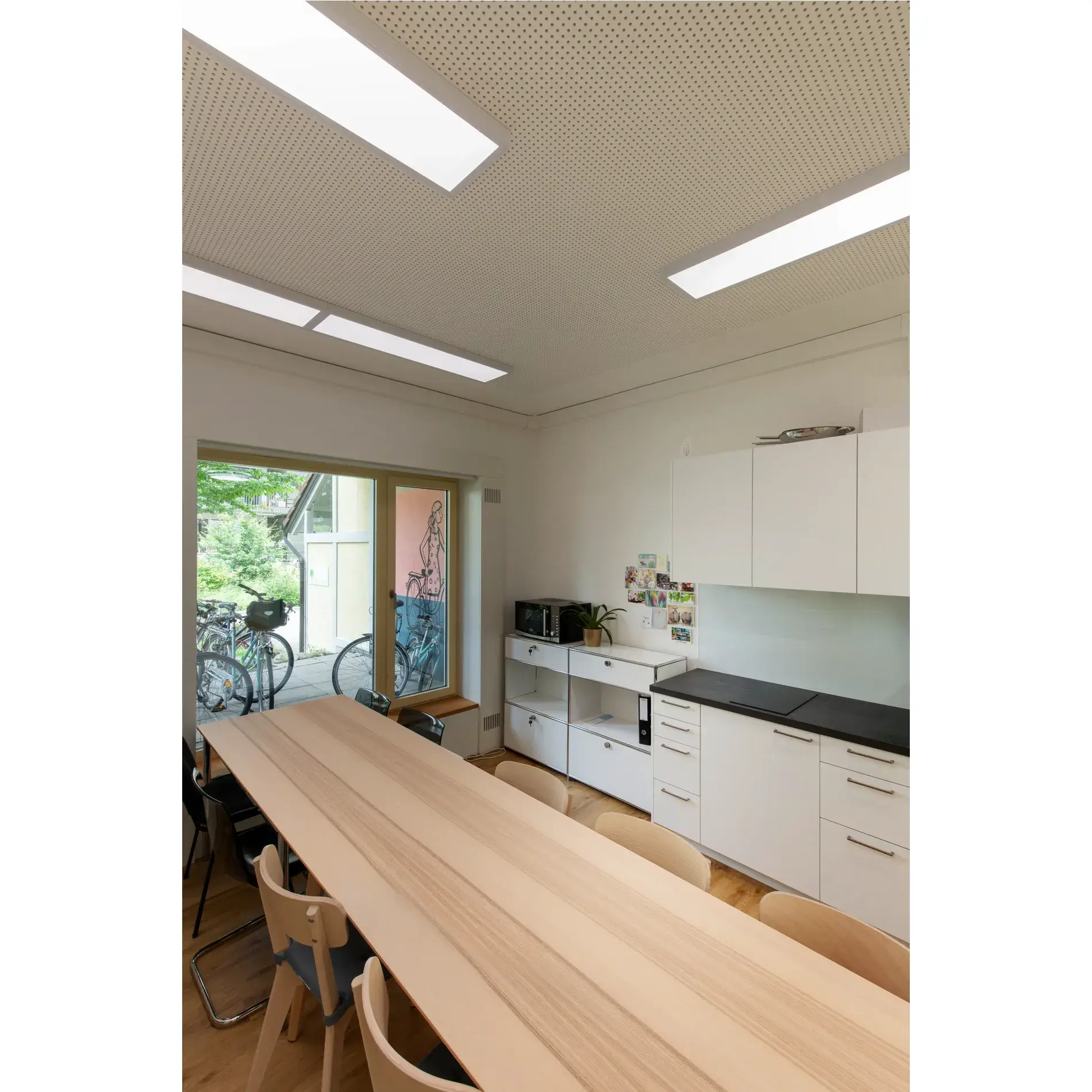 PANEL 1200x300mm led indoor plafondopbouwlamp, 4000K, zilvergrijs