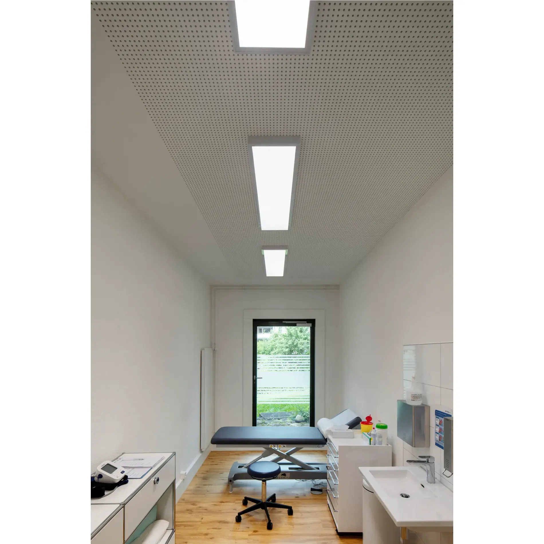 PANEL 1200x300mm led indoor plafondopbouwlamp, 4000K, zilvergrijs