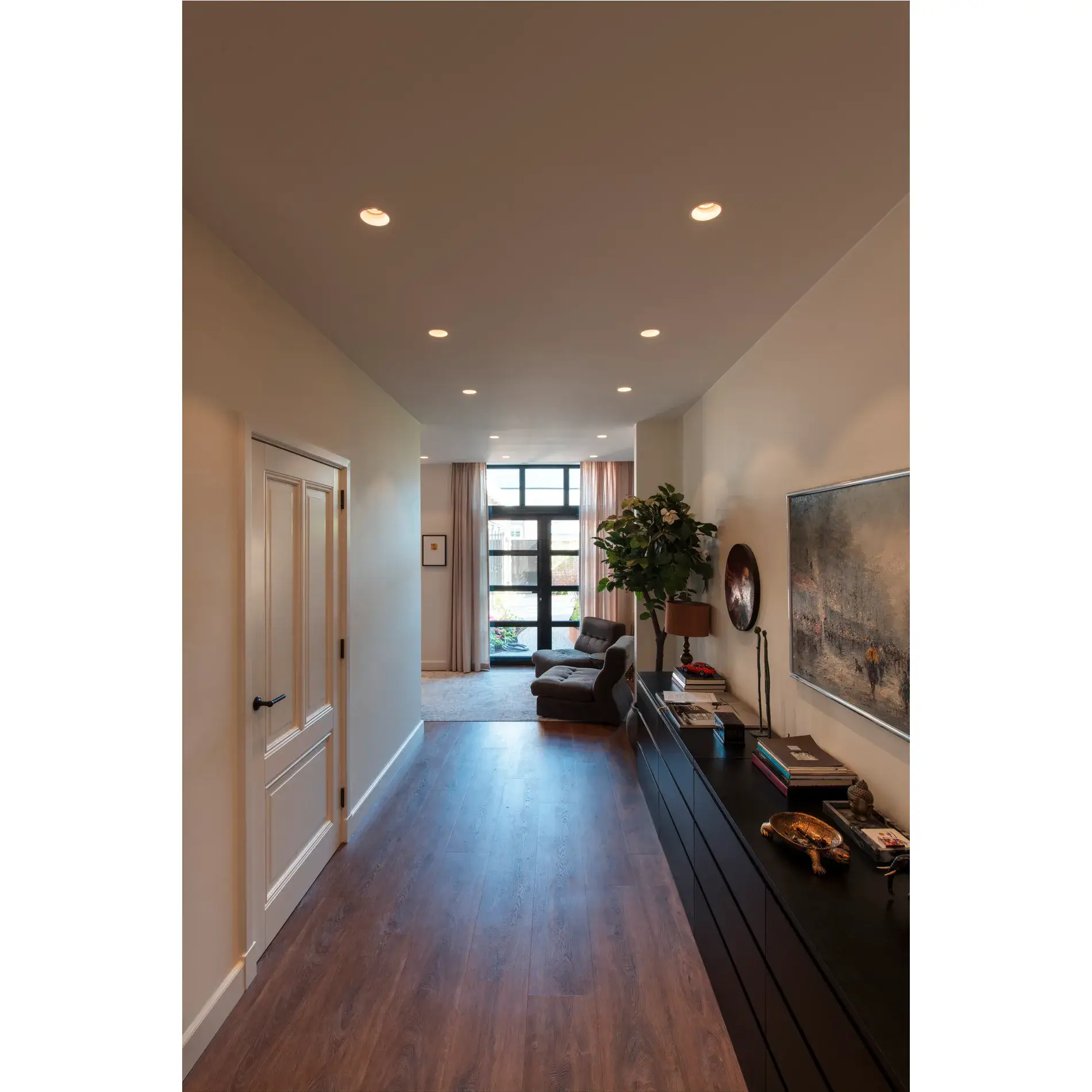 HORN-T inbouwarmatuur, QPAR111 , mat wit, GU10, max. 50 W