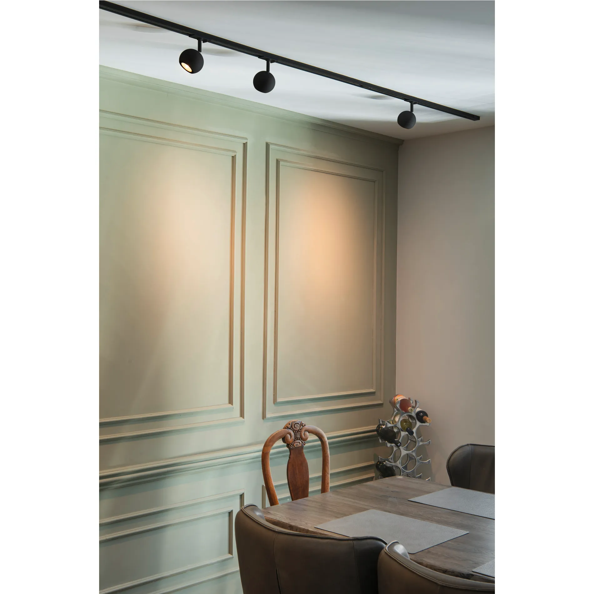 LIGHT EYE® 90, 1~ spot, rond, GU10, 1x max. 6W, mat zwart