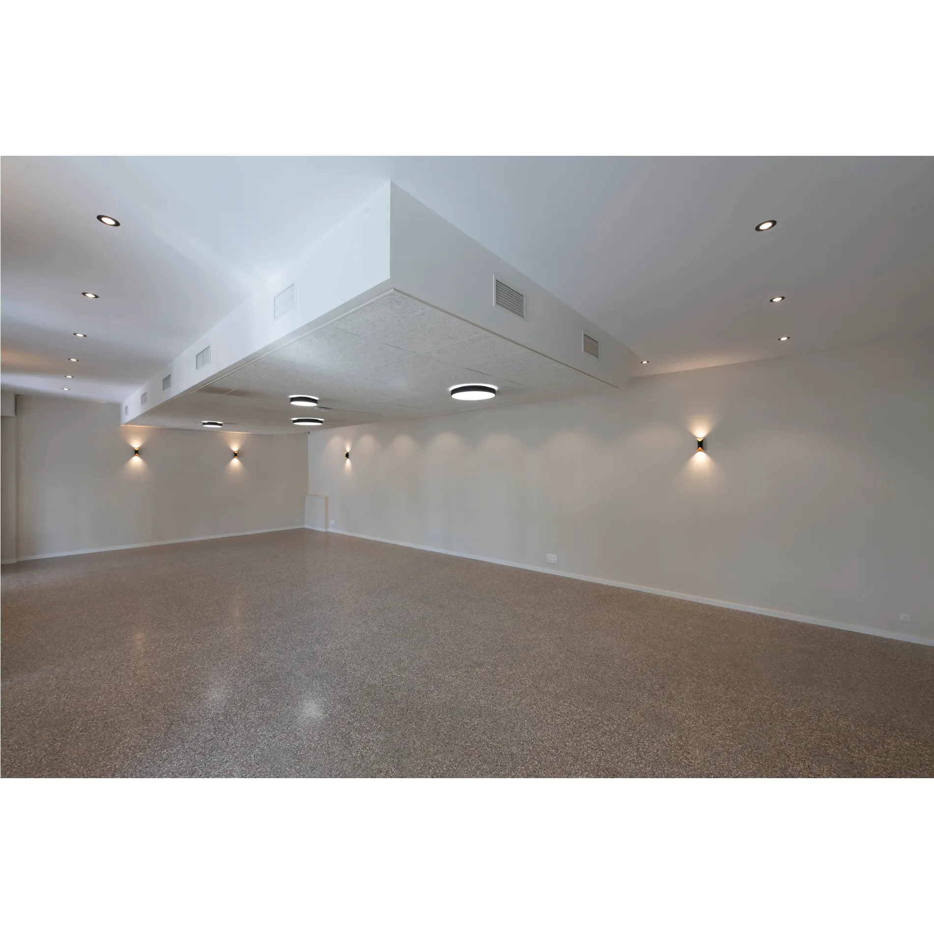 MEDO® PRO 40, wand- en plafondopbouwarmatuur, rond, 3000/4000K, 19W, D