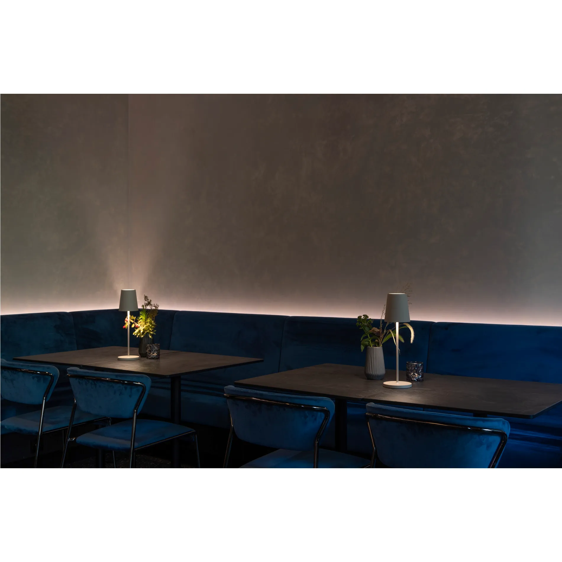 VINOLINA TWO, tafelarmatuur, accu, IP65, 2200/2700/3000K, TOUCH, wit