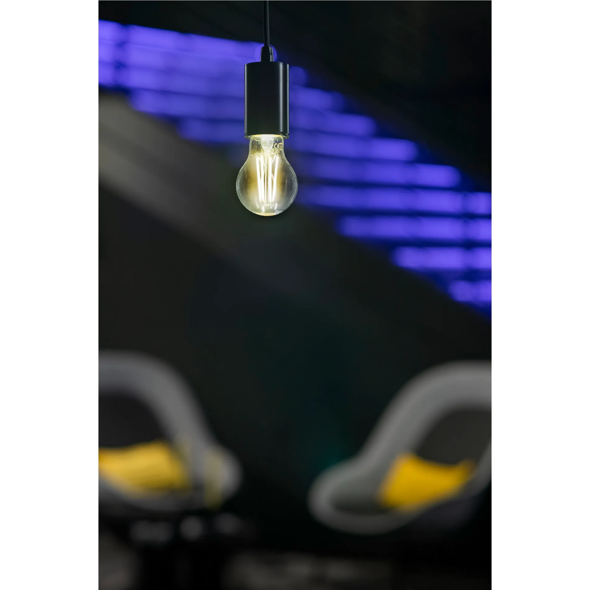 LED A60, led lichtbron, clear, E27, 4W, 2700K