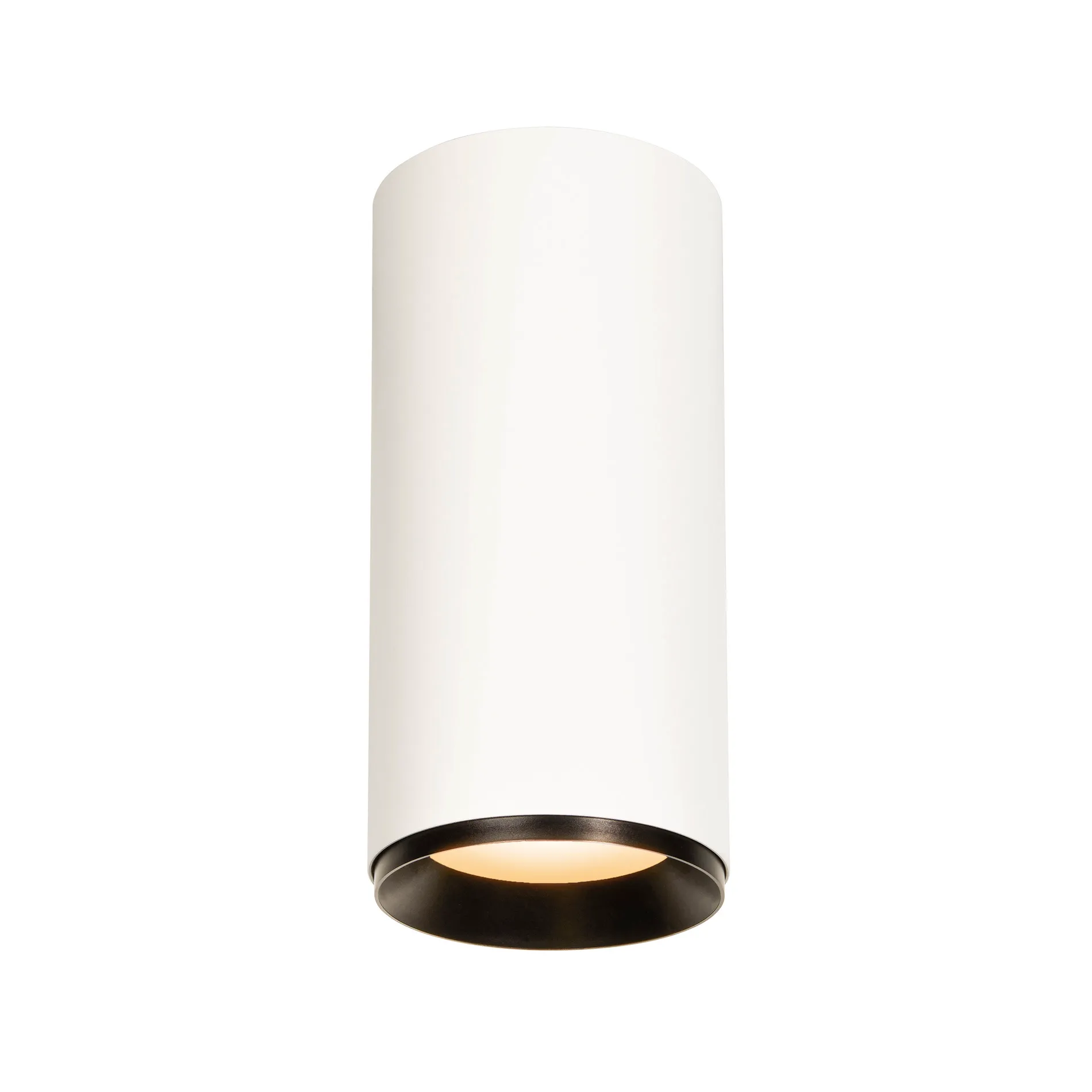 NUMINOS® XL FASE, plafondopbouwarmatuur wit/zwart 36W 3000K 60°