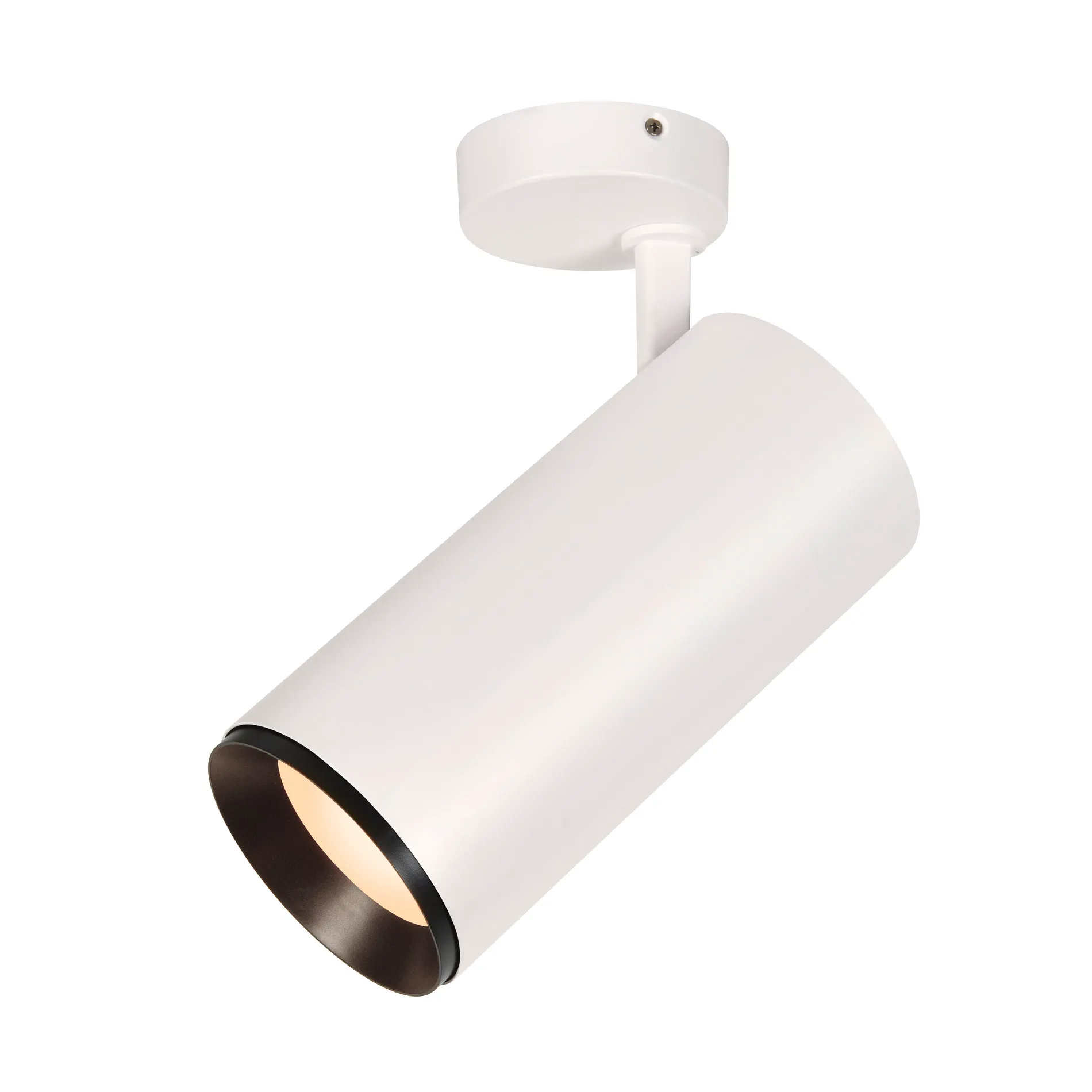 NUMINOS® SPOT XL FASE, plafondopbouwarmatuur wit/zwart 36W 3000K 60°