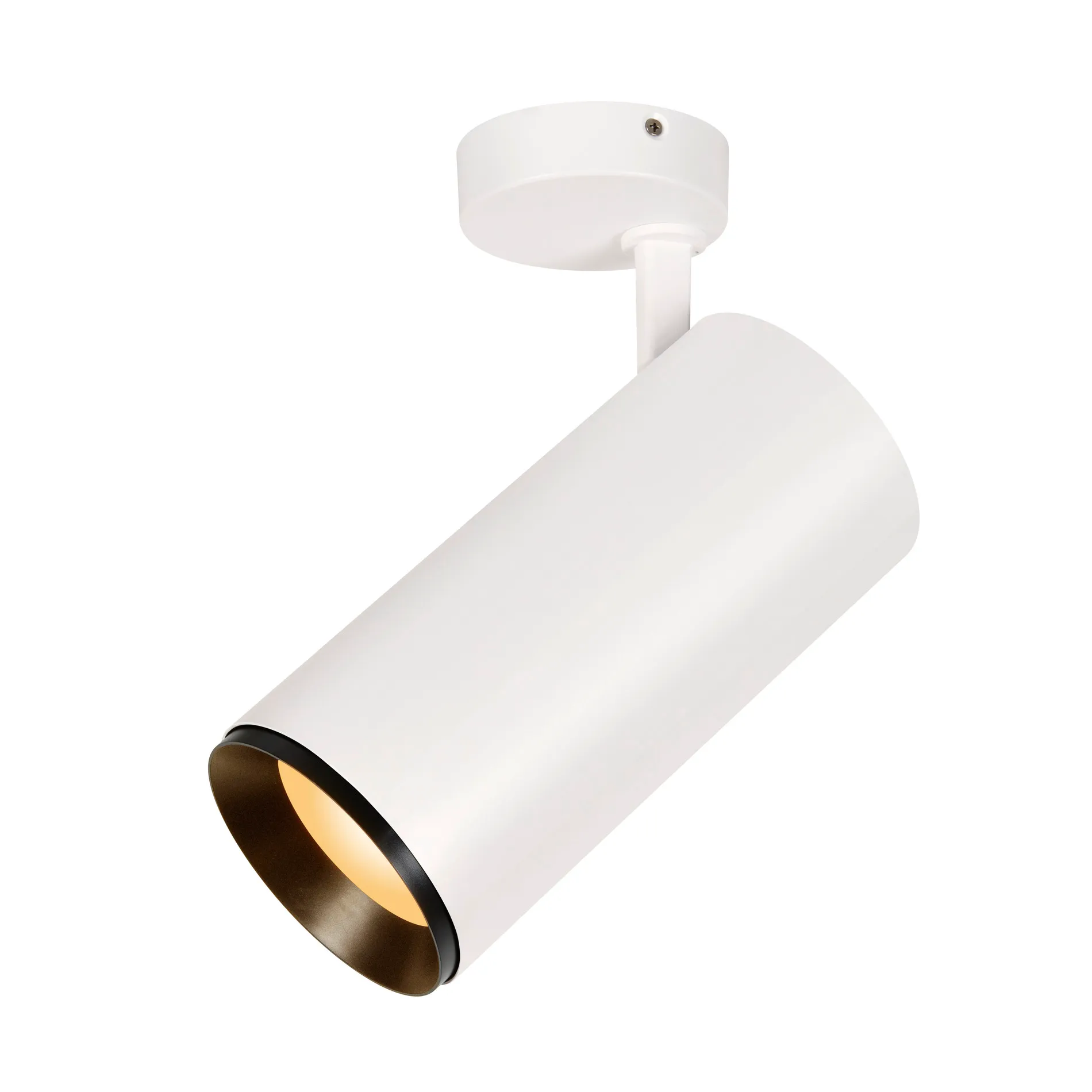 NUMINOS® SPOT XL FASE, plafondopbouwarmatuur wit/zwart 36W 2700K 36°
