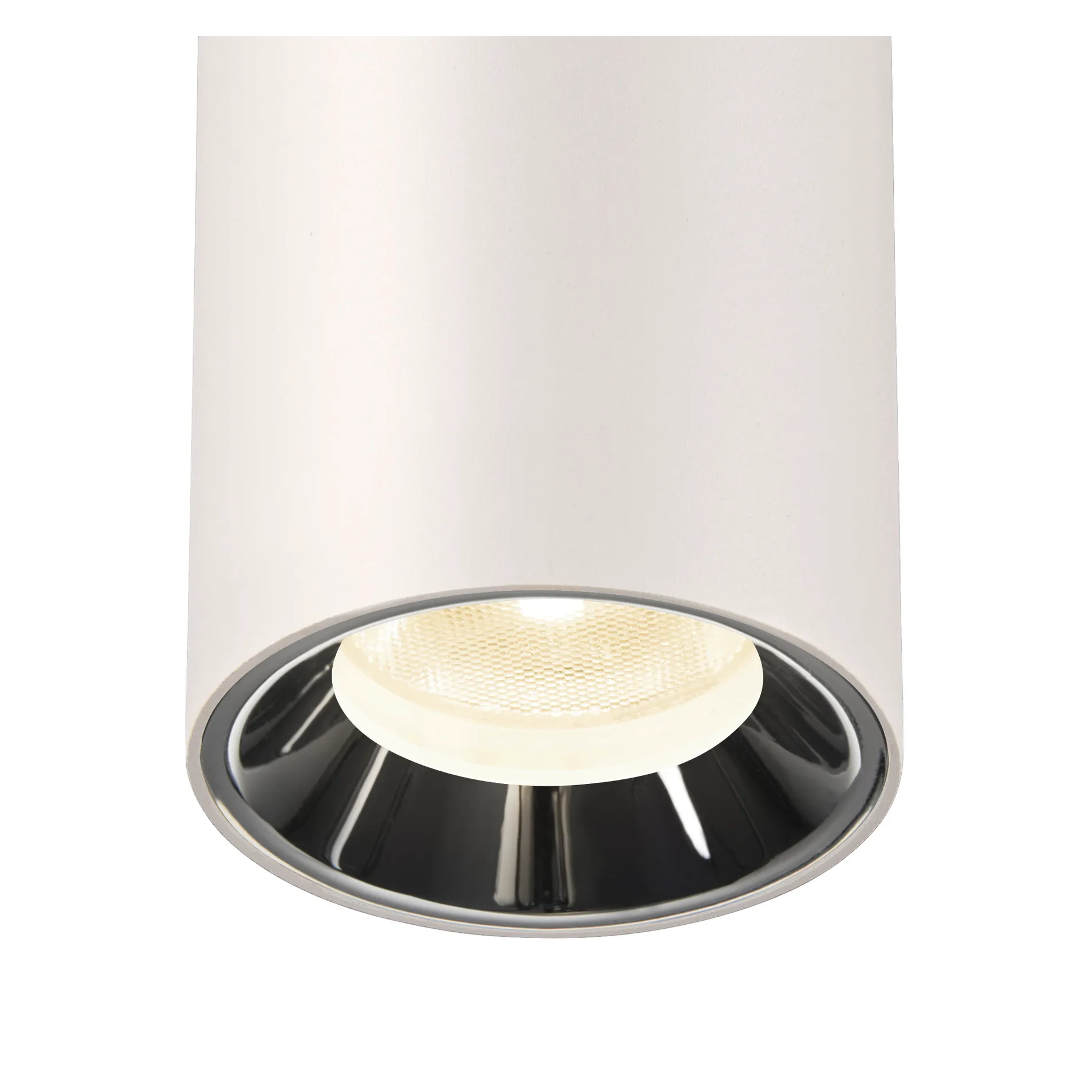 NUMINOS® XS, 48V spot, rond, 4000K, 8,7W, DALI 2, 55°, mat wit/glanzen