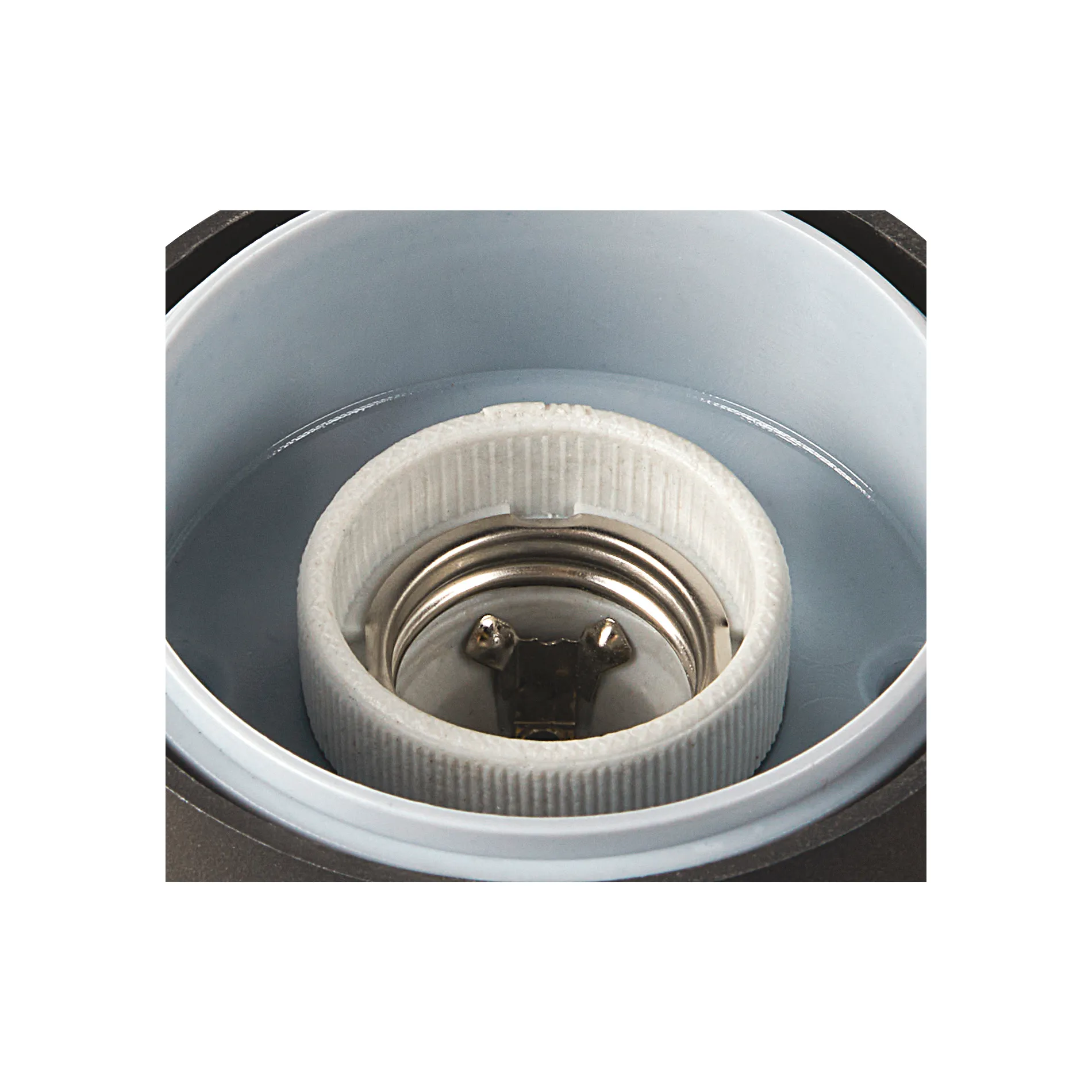 GRAFIT E27 rond sensor, wandopbouwarmatuur antraciet