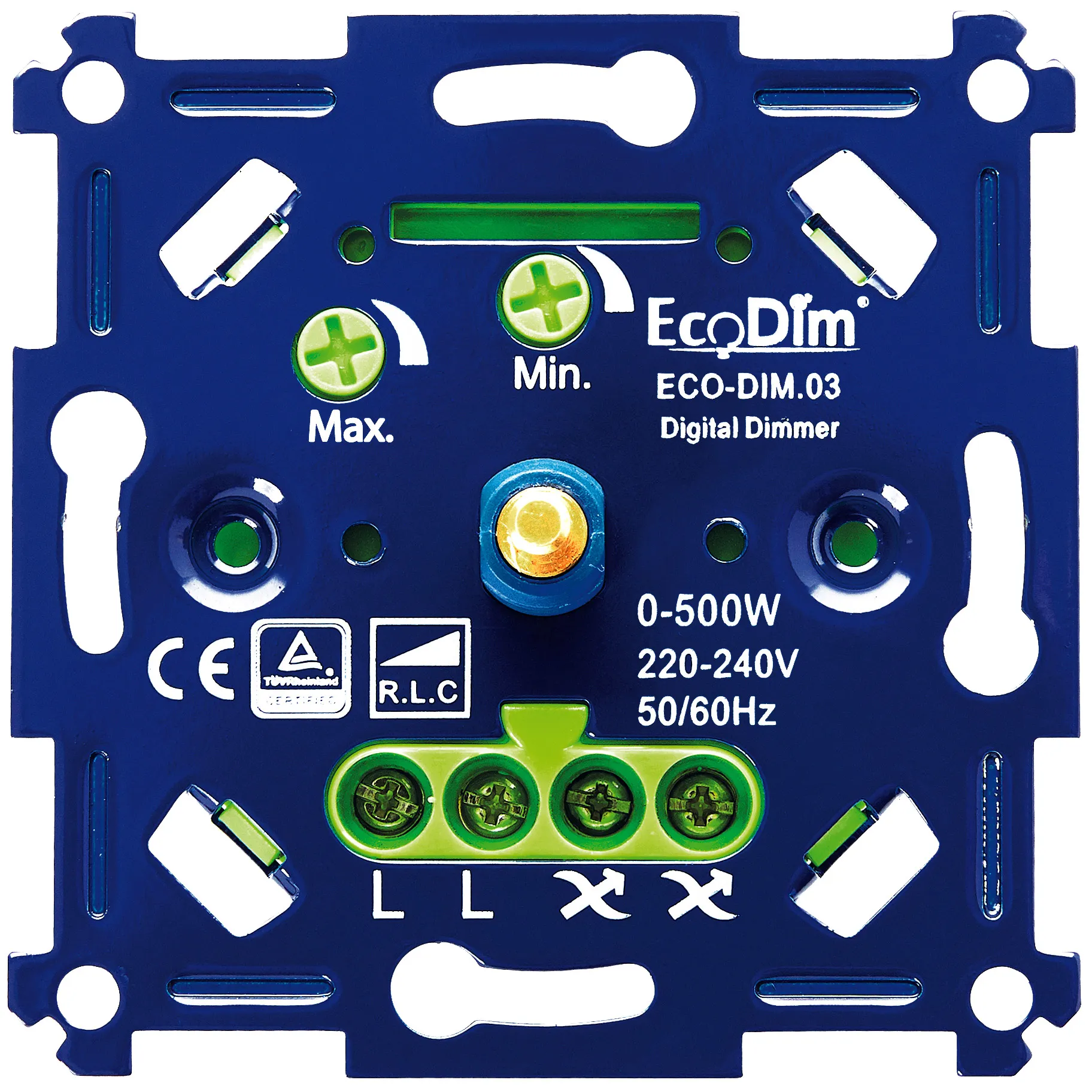 ECO-DIM.03 Led dimmer universeel 0-500W fase aan- en afsnijding (RLC)